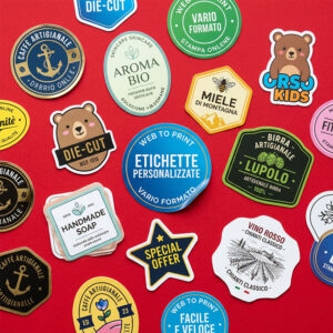 Etichette Personalizzate in Foglio